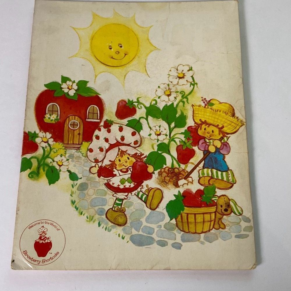 Lot of 6 Strawberry Shortcake pocket folders 1980 St Regis - Picture 8 of 16